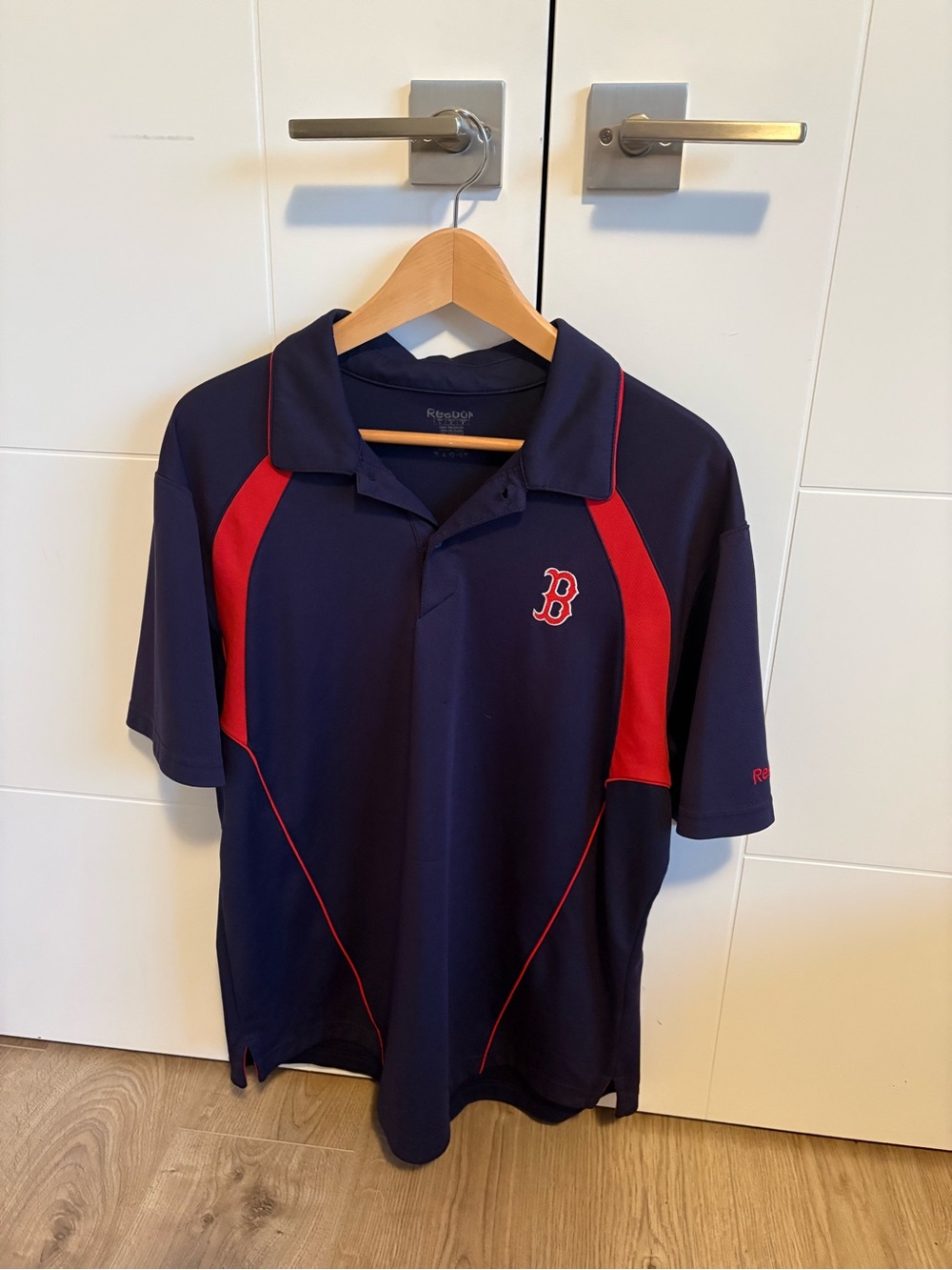 Reebok Navy Polo Boston Red Sox MLB